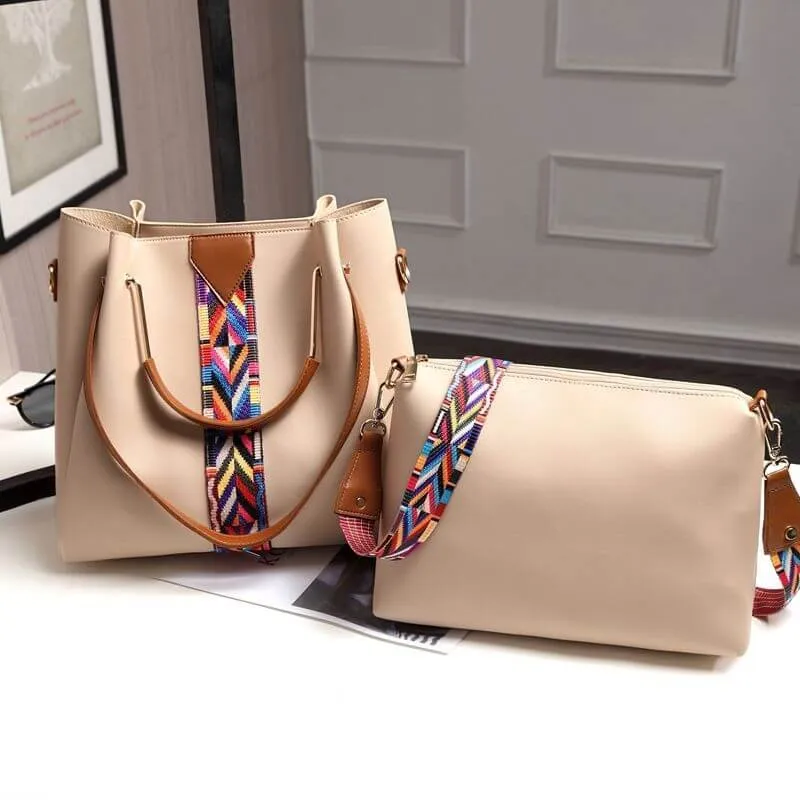 2020 new lady's chic all-match large-capacity leather shoulder bag