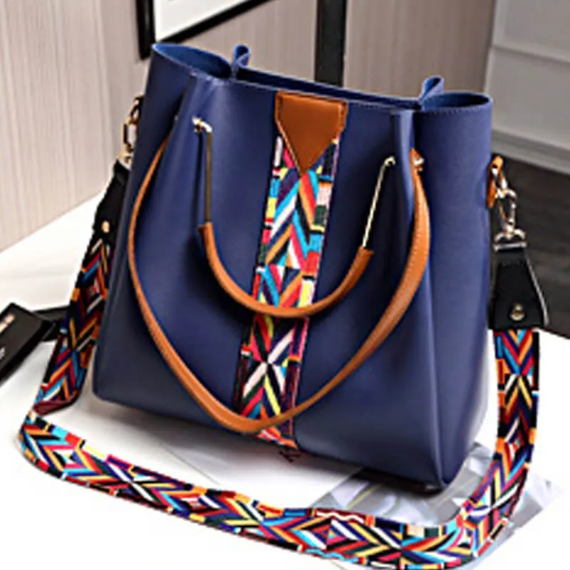 2020 new lady's chic all-match large-capacity leather shoulder bag
