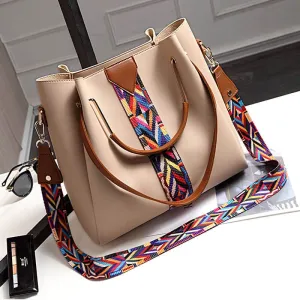 2020 new lady's chic all-match large-capacity leather shoulder bag