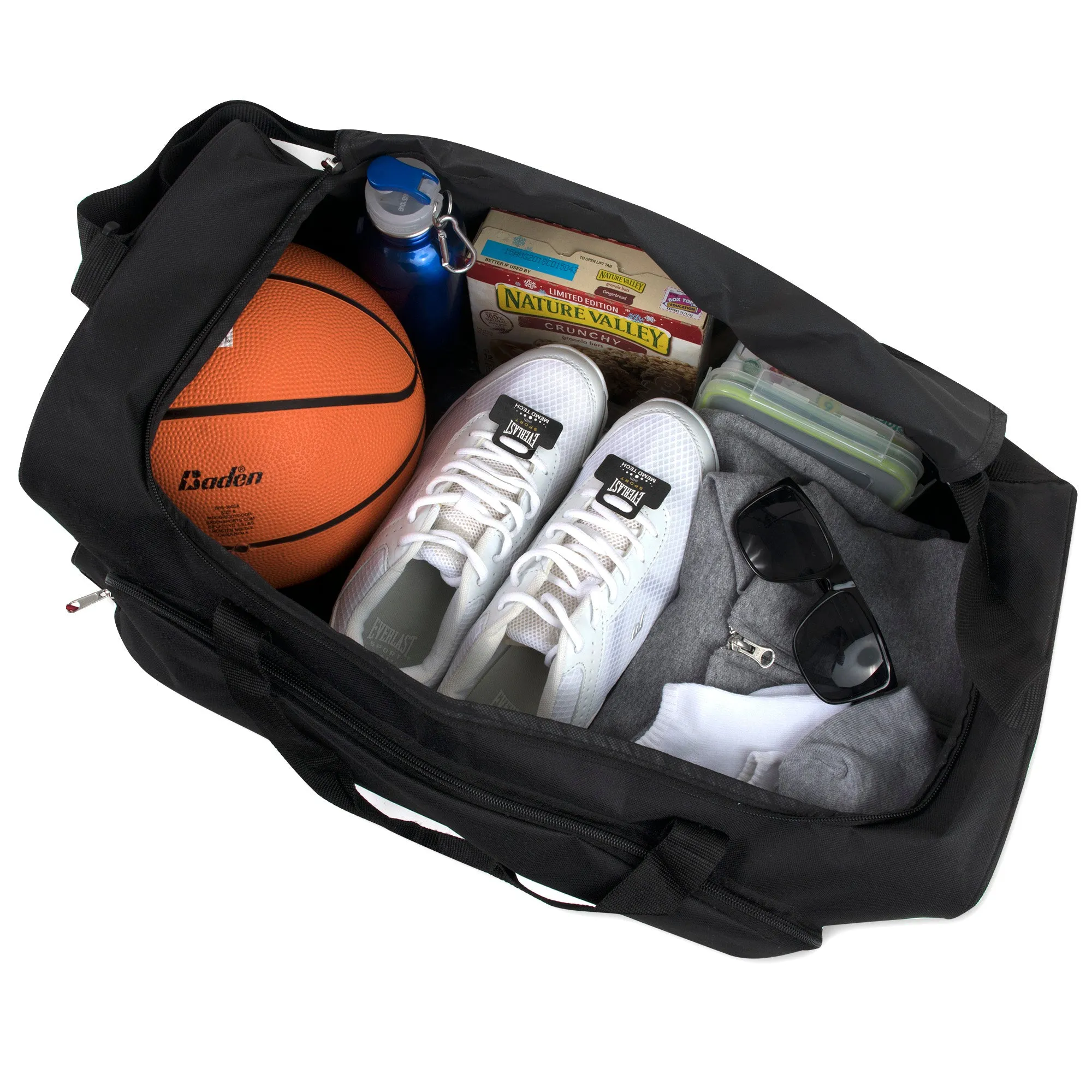 24 Inch Wide Pocket Duffle Bags