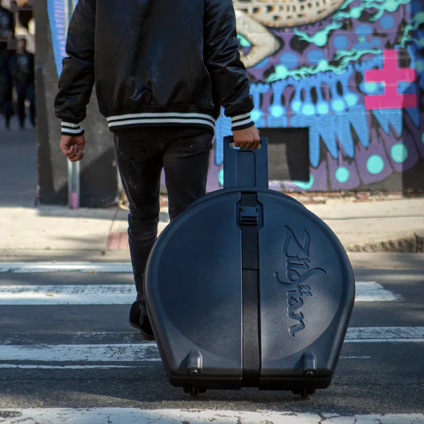 24" Rolling Cymbal Vault, Black