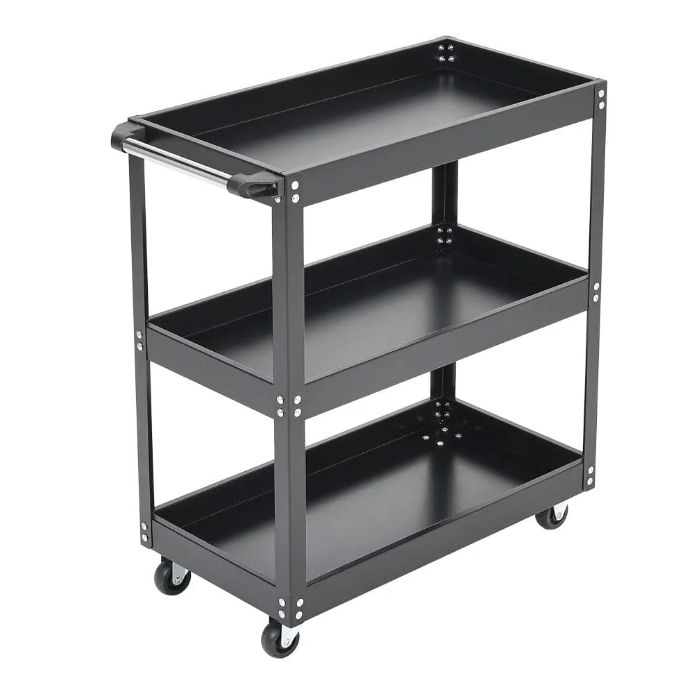 3 Tier Rolling Tool Cart Storage Organizer