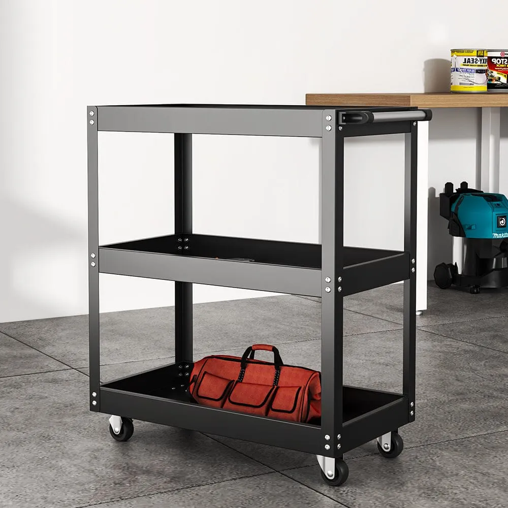 3 Tier Rolling Tool Cart Storage Organizer