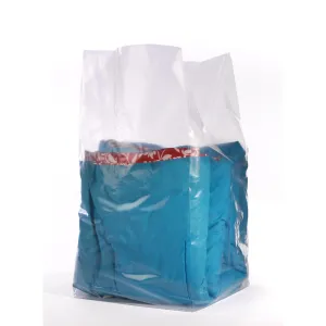 58" x 46" x 96" x 2 mil Clear Eco-Manufactured Plastic Side-Gusseted Bags (Roll of 45)