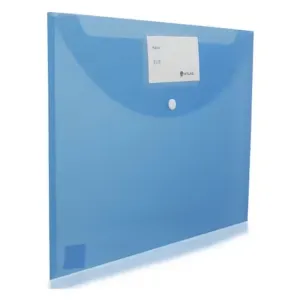 Atlas Spots Document Bag With Card And Button Blue