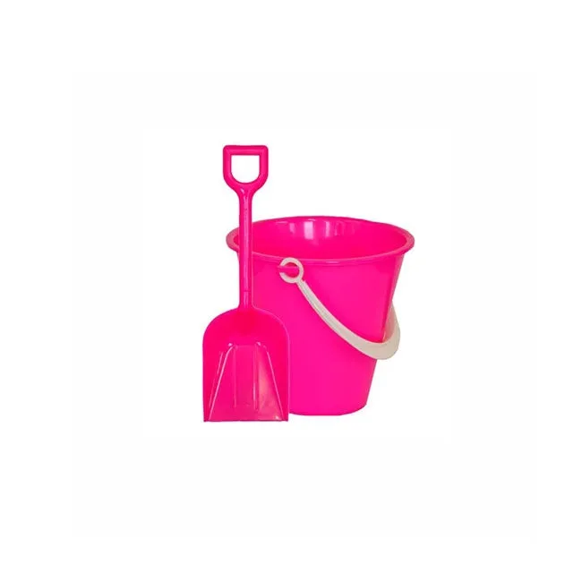 Bucket & Spade Set Small 12cm Pink