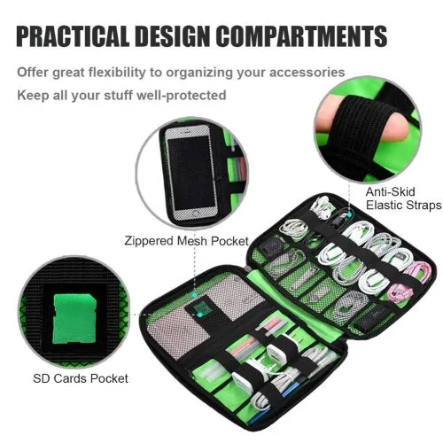 Cable Travel Organiser Case for Electronic Accessories