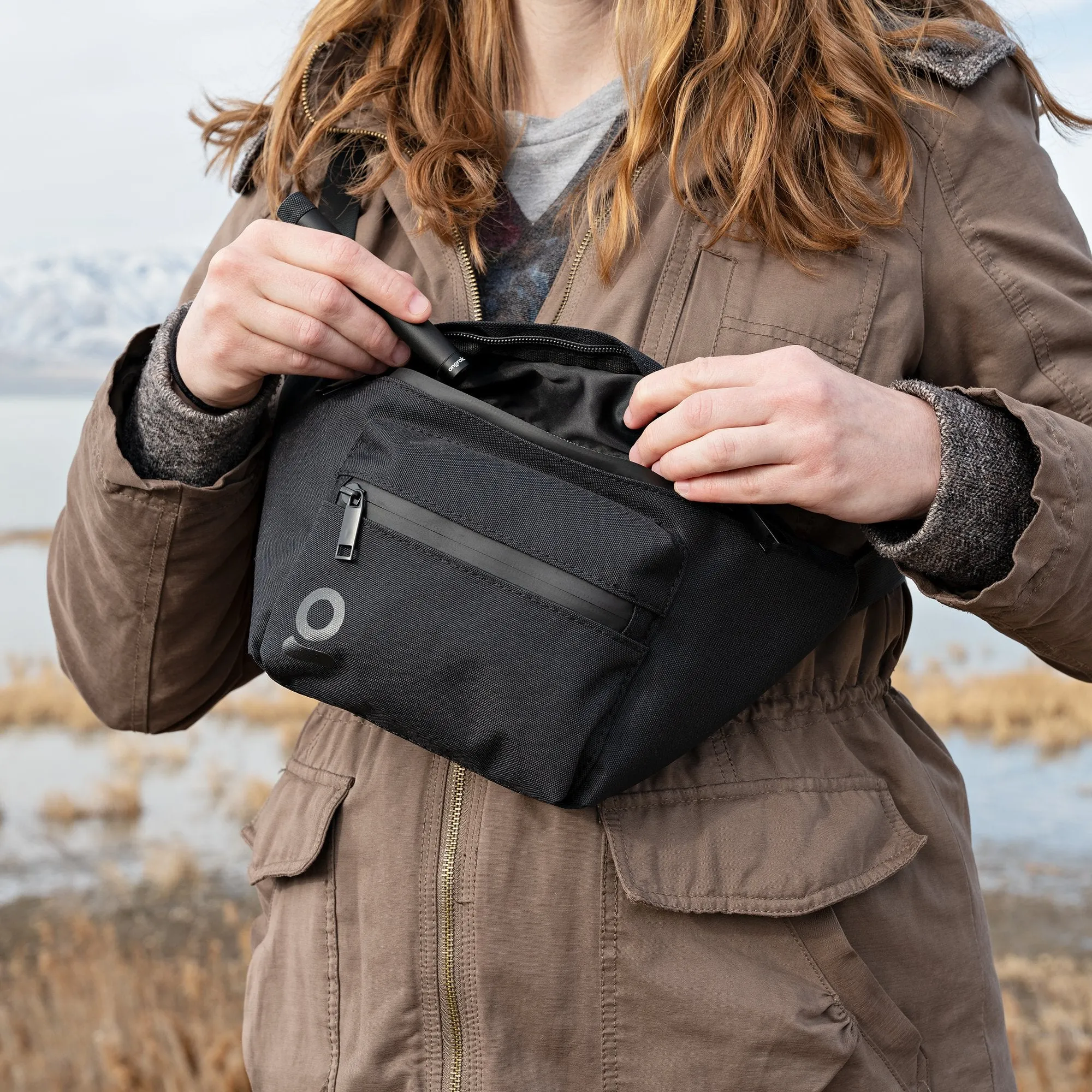 Carbon-lined Fanny Pack / Travel Pouch