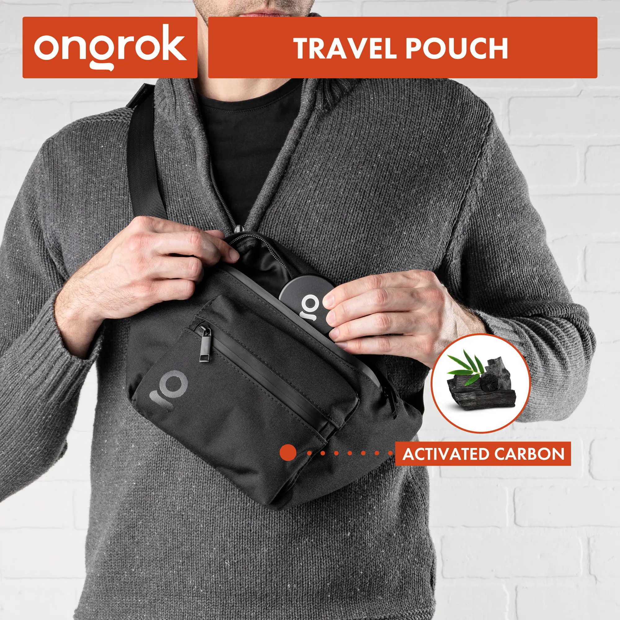 Carbon-lined Fanny Pack / Travel Pouch