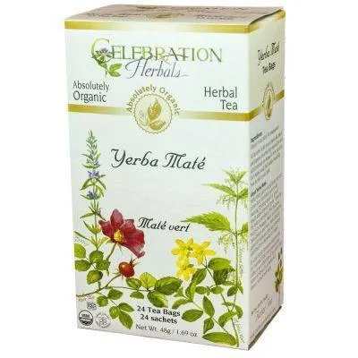 Celebration Herbals Yerba Mate 24 Tea Bags