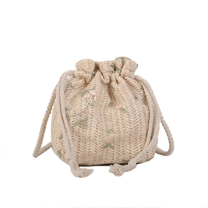 Dainty Spring Floral Mini Bucket Bags