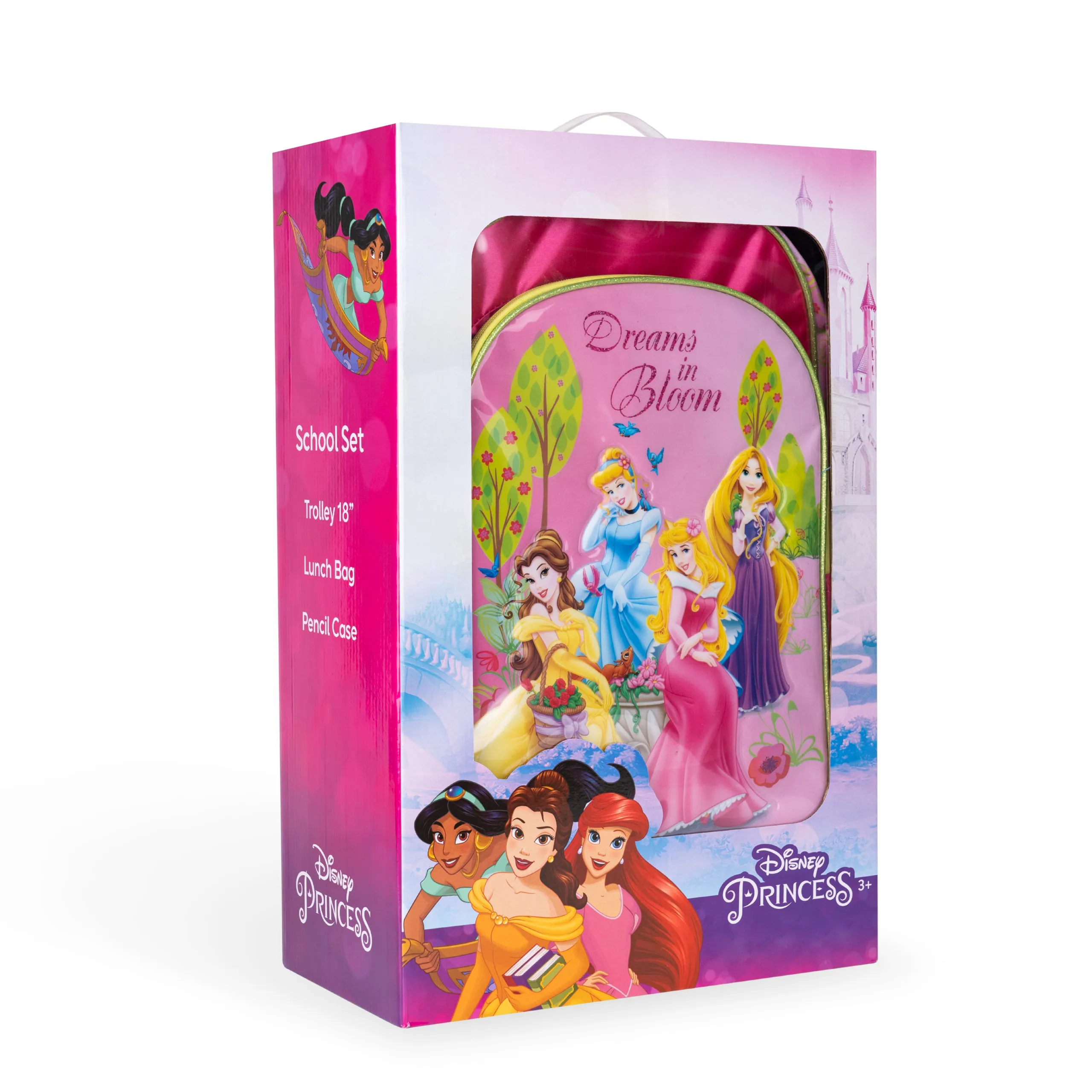 Disney Princess Dreams in Bloom 3in1 Trolley Box set 18"