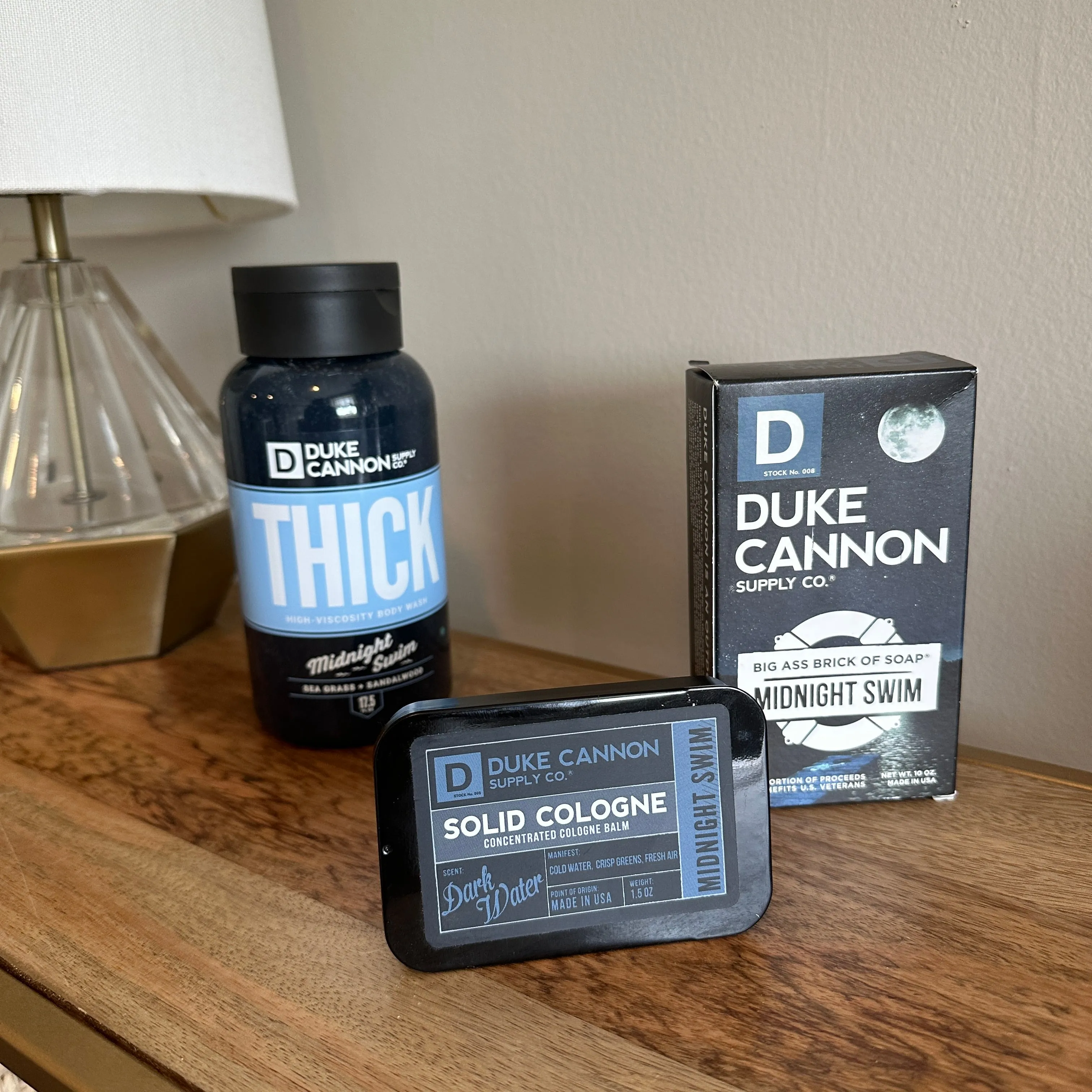 Duke Cannon Midnight Swim Bundle