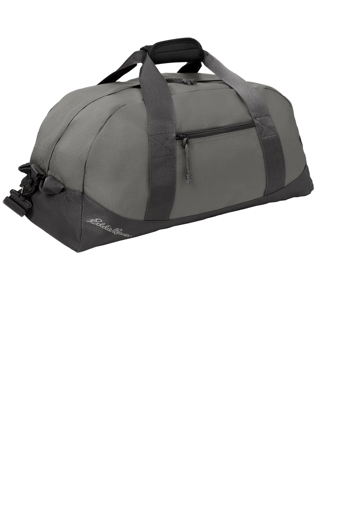 Eddie Bauer Medium Customized Ripstop Duffels, Pewter Grey