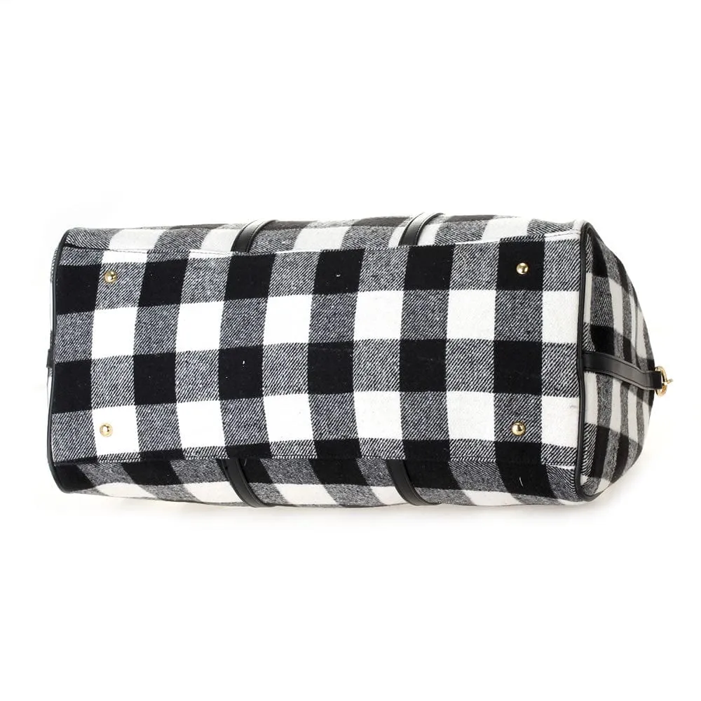 HD3006 Buffalo Plaid Duffel Bag