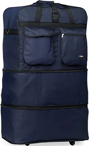 HiPack Wheel Bag Rolling Duffel Bag 30 inch Navy (PW30 Navy)