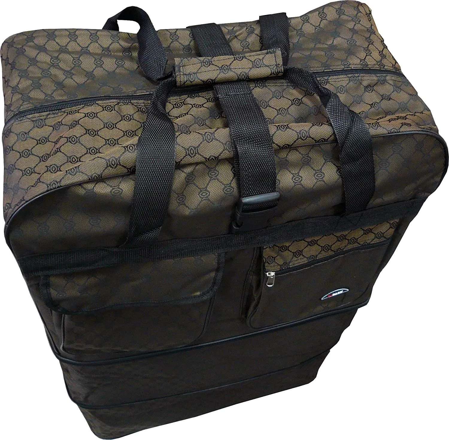HiPack Wheel Bag Rolling Duffel Bag 40 inch Brown (PW40 Brown)