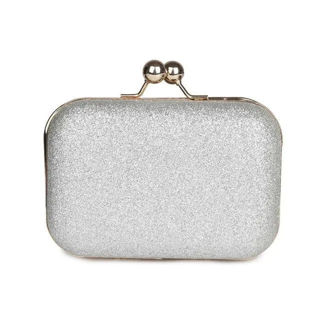 Luxy Moon Leather Evening Bags Candy Color Plaid Clutches