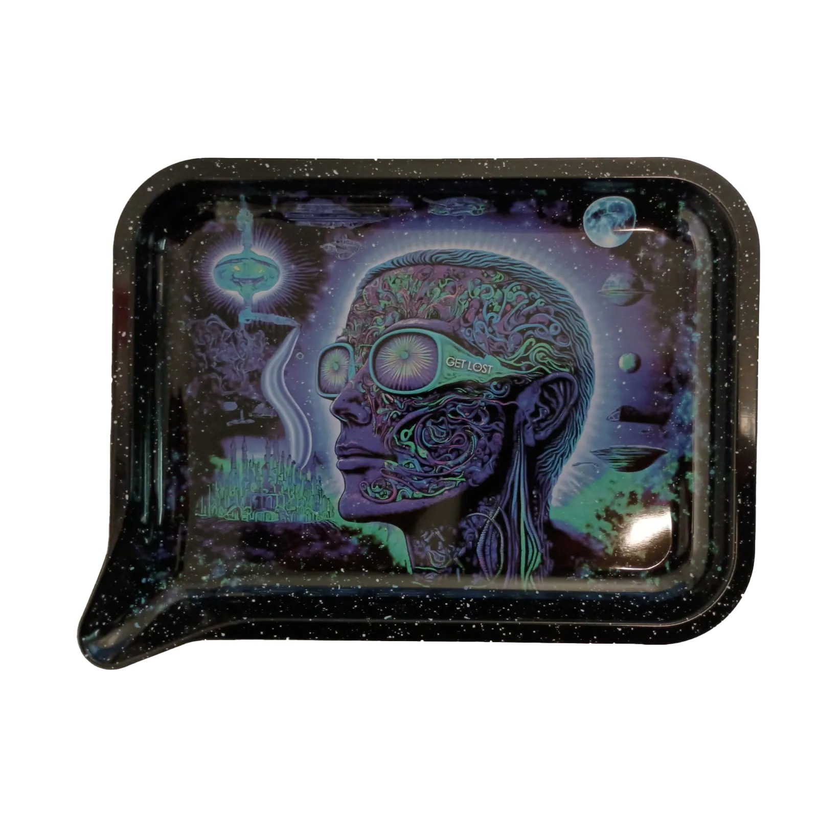 METAL ROLLING TRAYS WITH FUNNEL (50)
