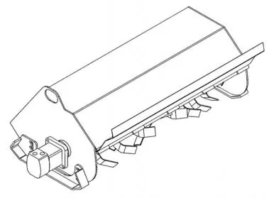 PALADIN / BRADCO MINI TILLER FOR MINI LOADERS