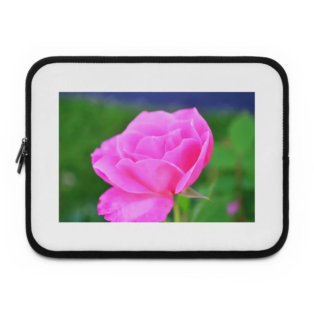 Pink Flower Laptop Sleeve