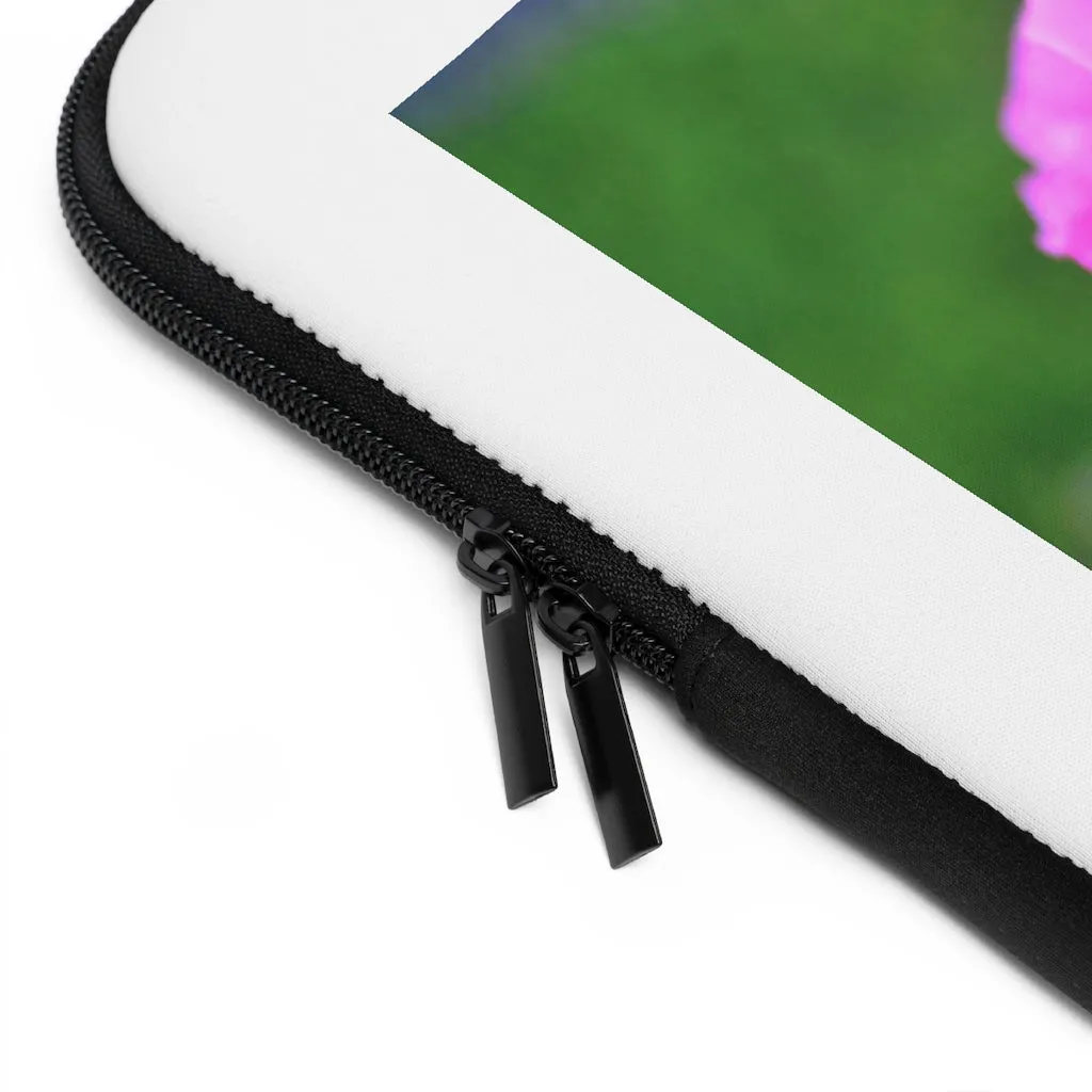 Pink Flower Laptop Sleeve