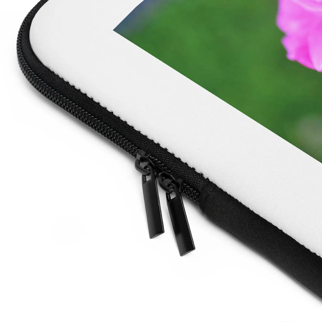 Pink Flower Laptop Sleeve