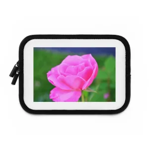 Pink Flower Laptop Sleeve