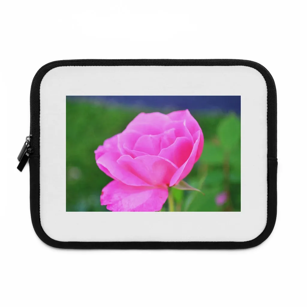 Pink Flower Laptop Sleeve