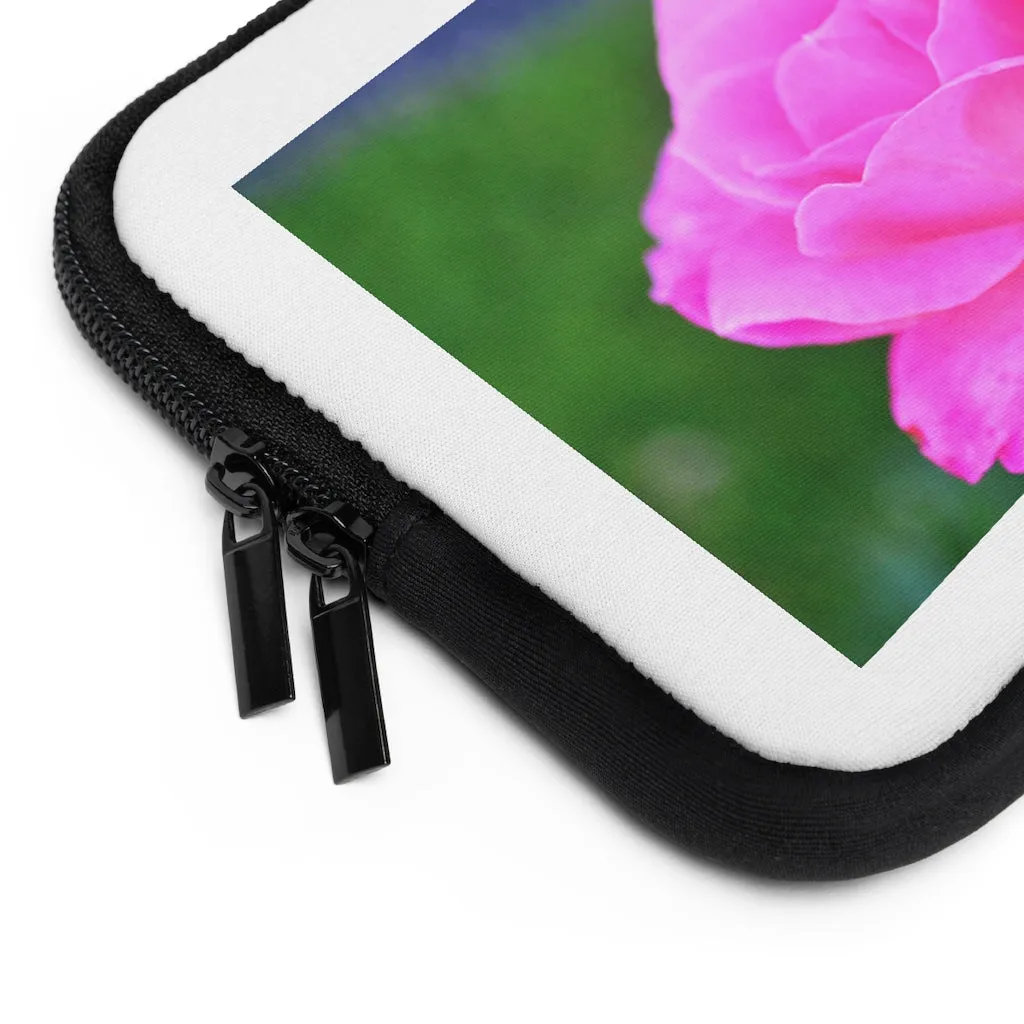 Pink Flower Laptop Sleeve