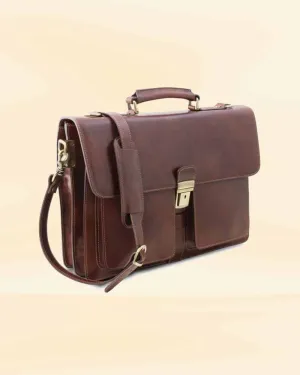 Ravine Ridge Leather Briefcase