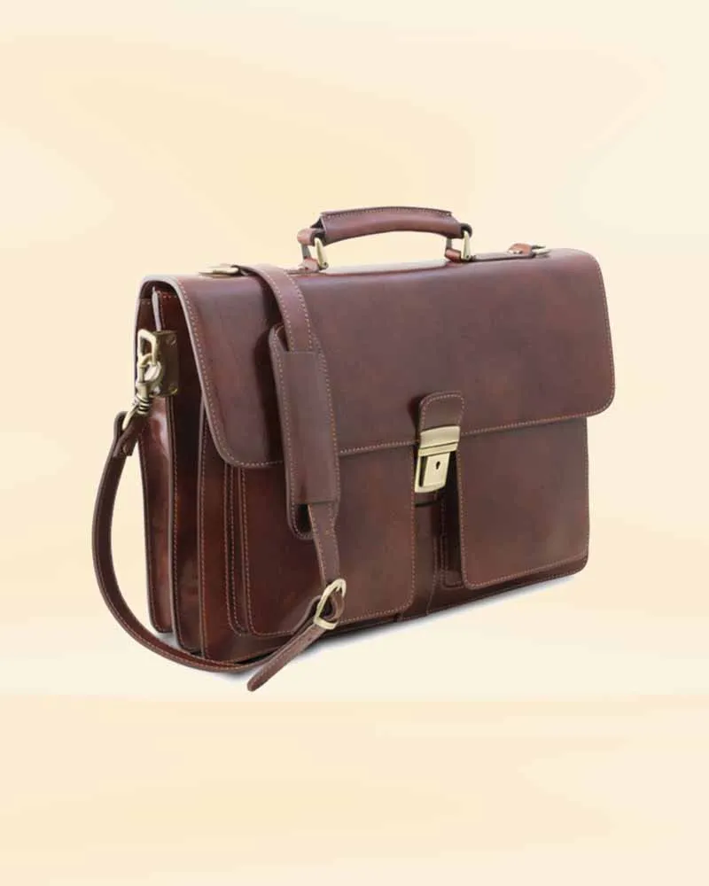 Ravine Ridge Leather Briefcase