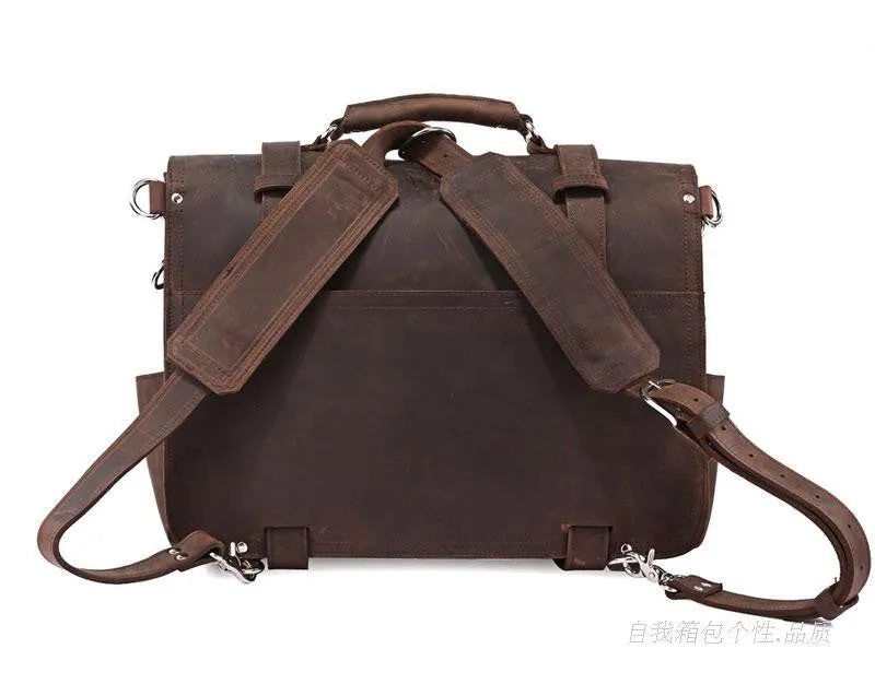 Saddle Leather Briefcases for Men