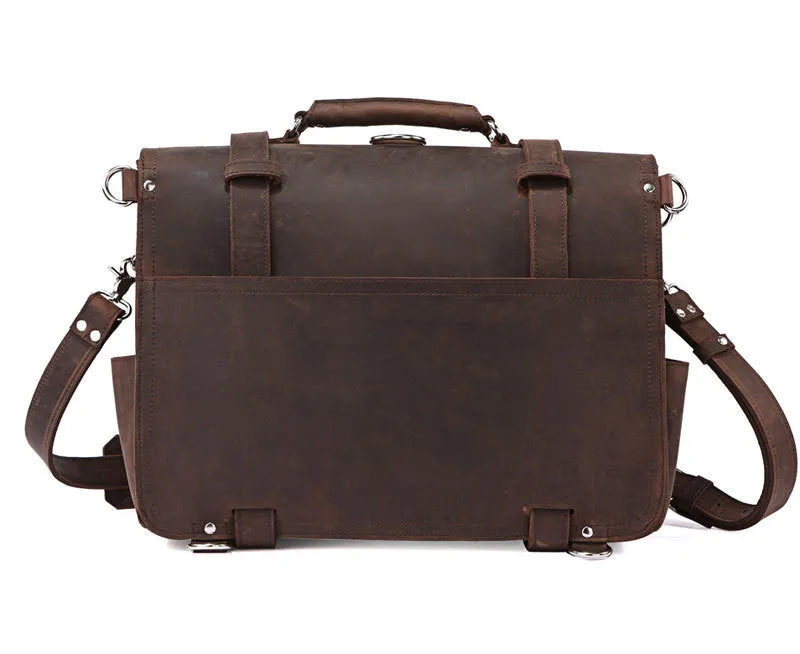 Saddle Leather Briefcases for Men