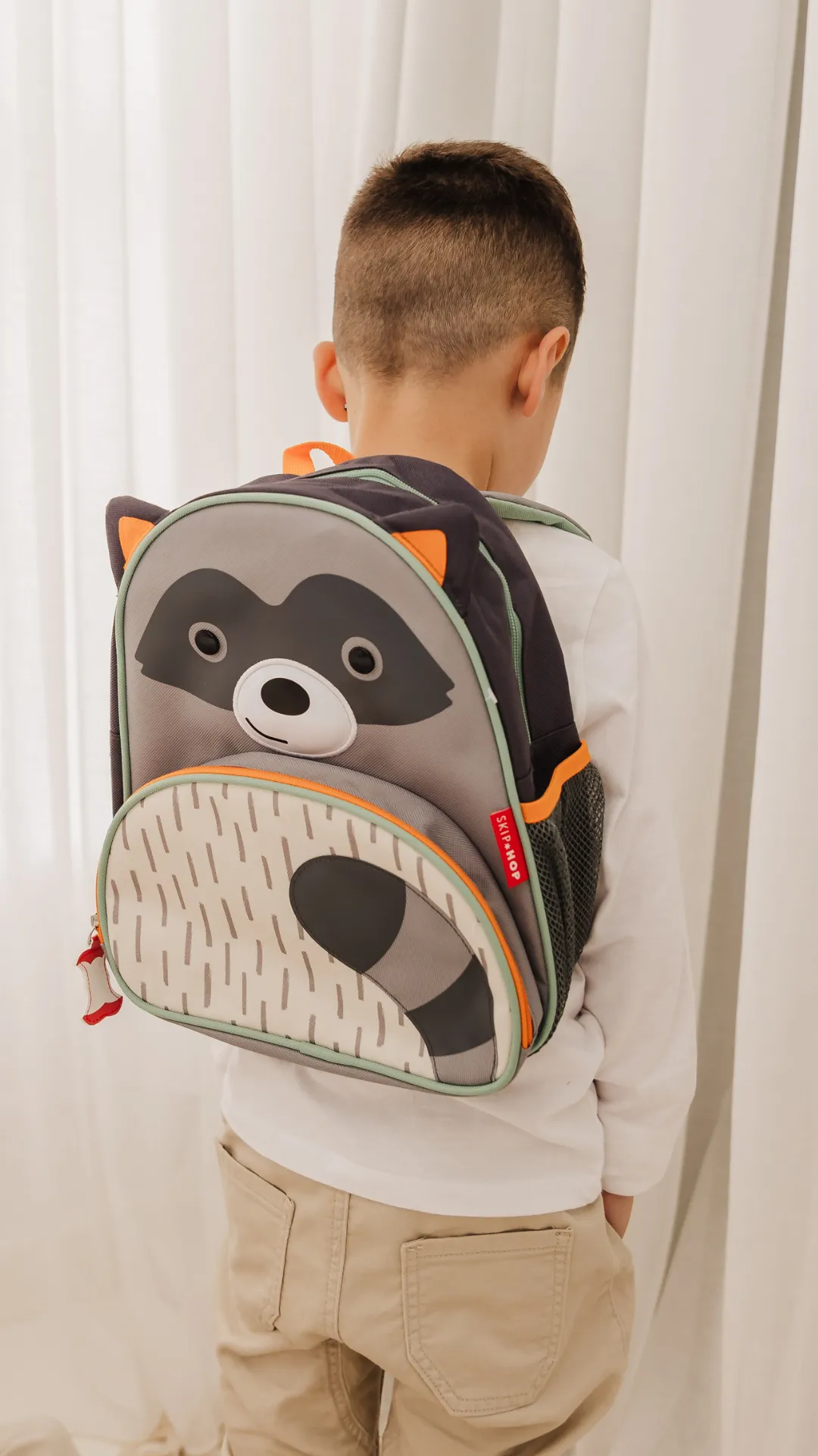Skip Hop Zoo Little Kid Backpack - Rudy Raccoon
