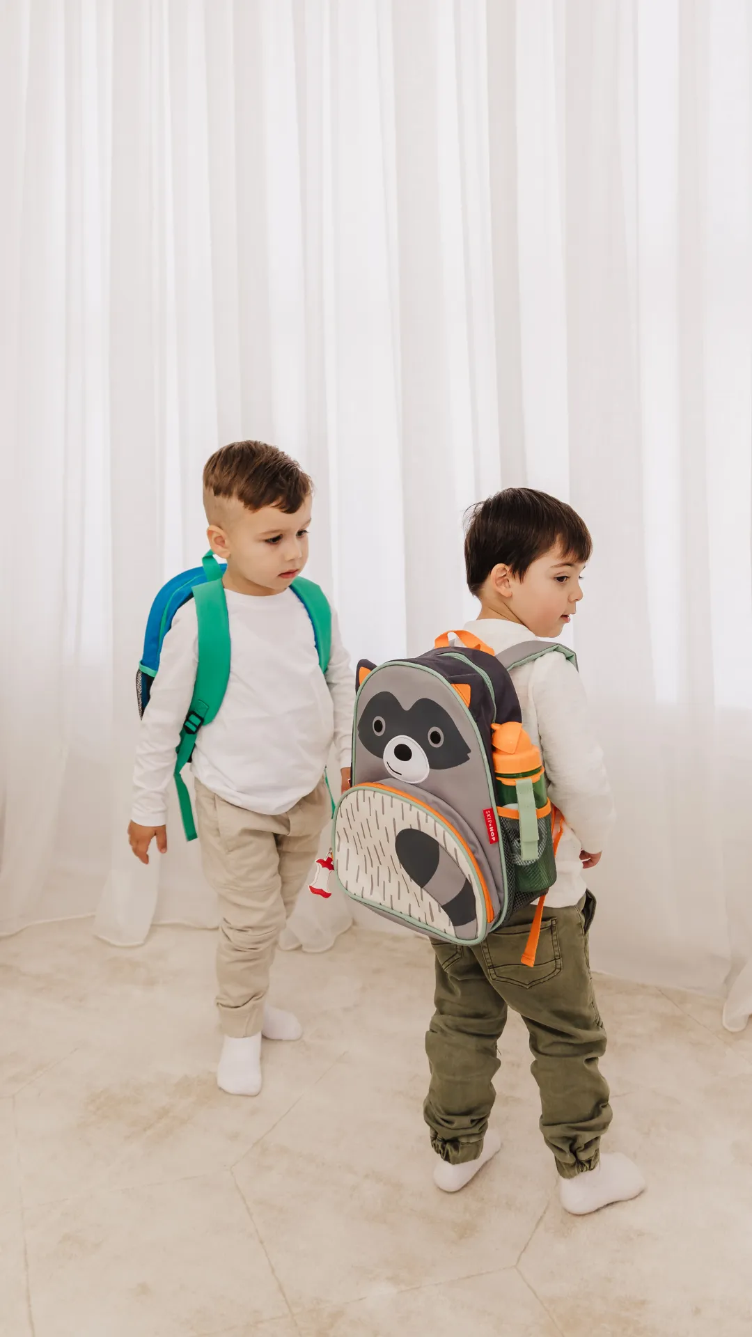 Skip Hop Zoo Little Kid Backpack - Rudy Raccoon