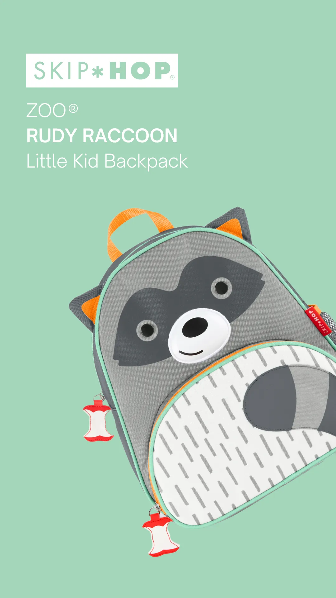 Skip Hop Zoo Little Kid Backpack - Rudy Raccoon