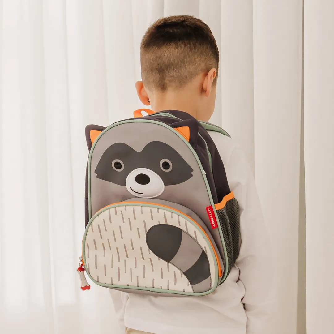 Skip Hop Zoo Little Kid Backpack - Rudy Raccoon