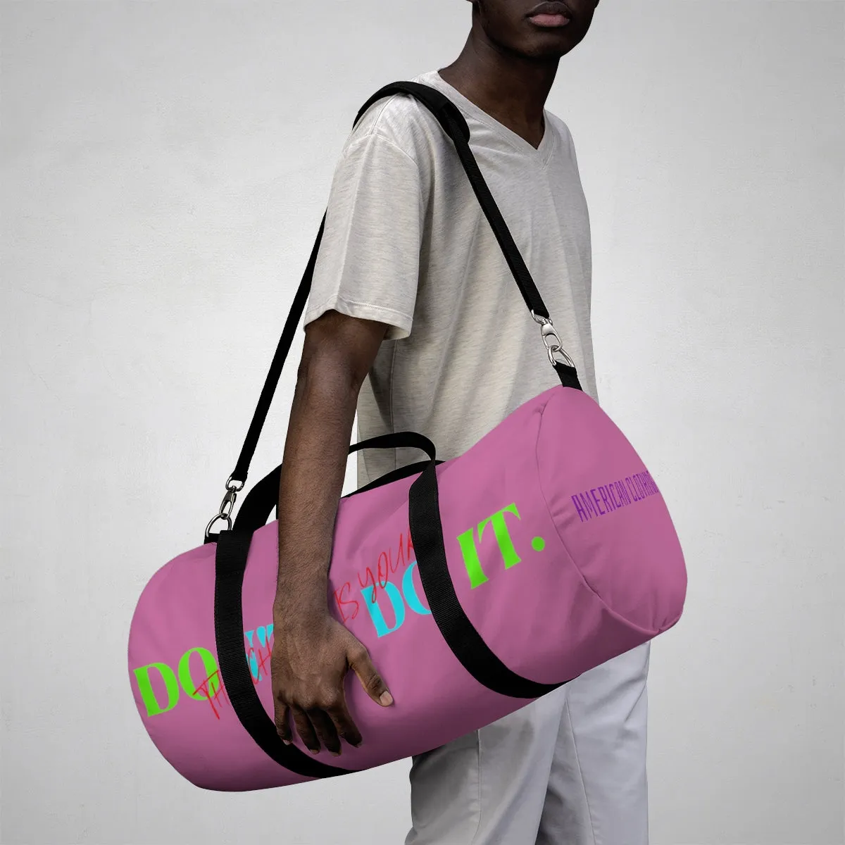 Sports Bag (Do It Don't Do It) Pink