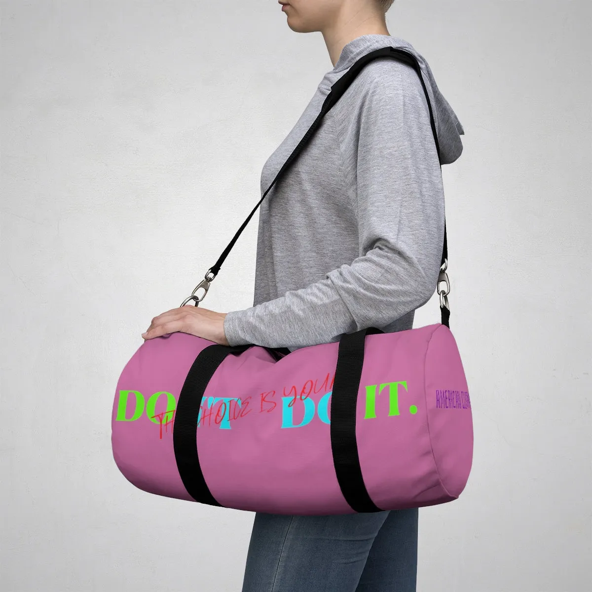 Sports Bag (Do It Don't Do It) Pink