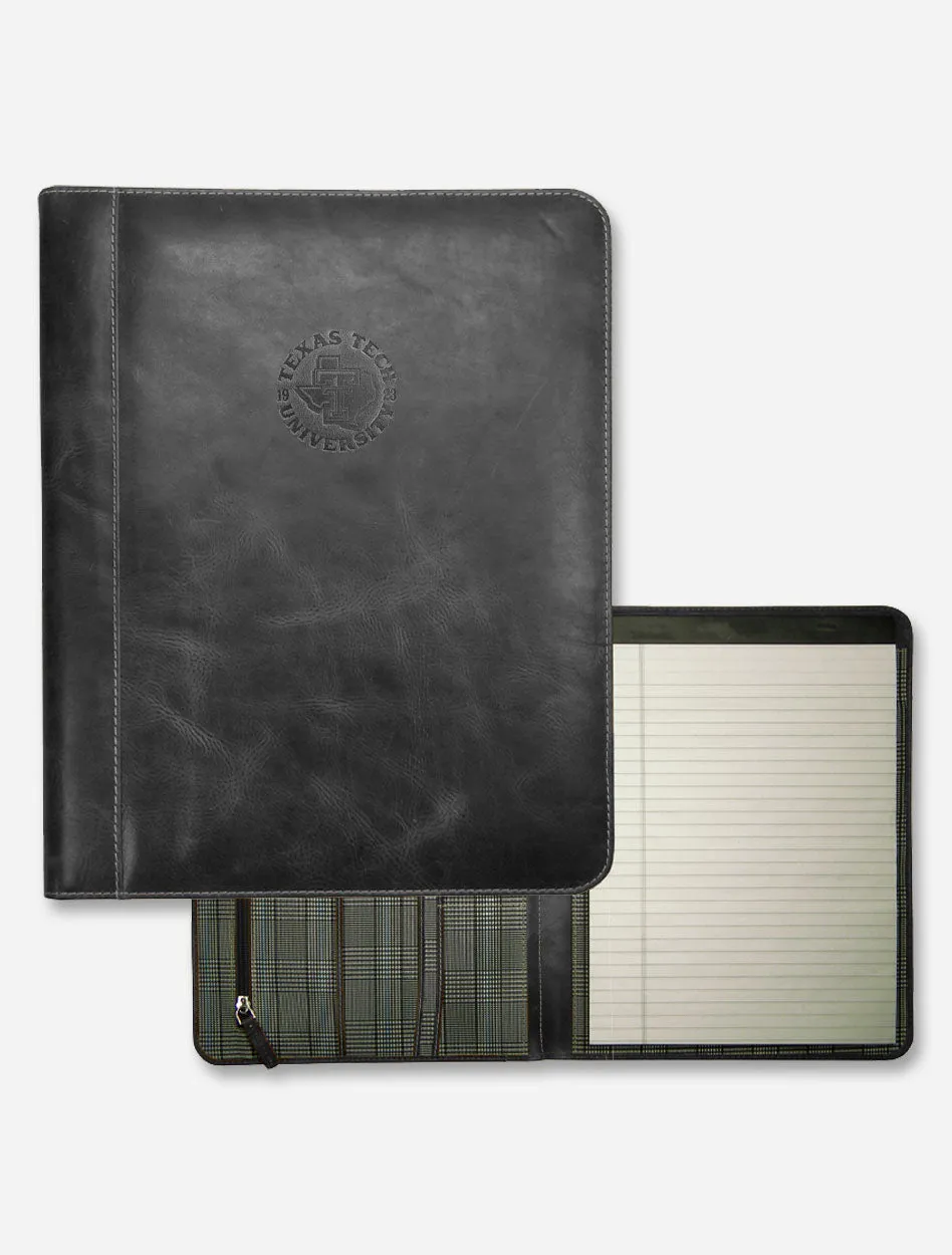 Texas Tech Pride Logo Embossed Leather Padfolio