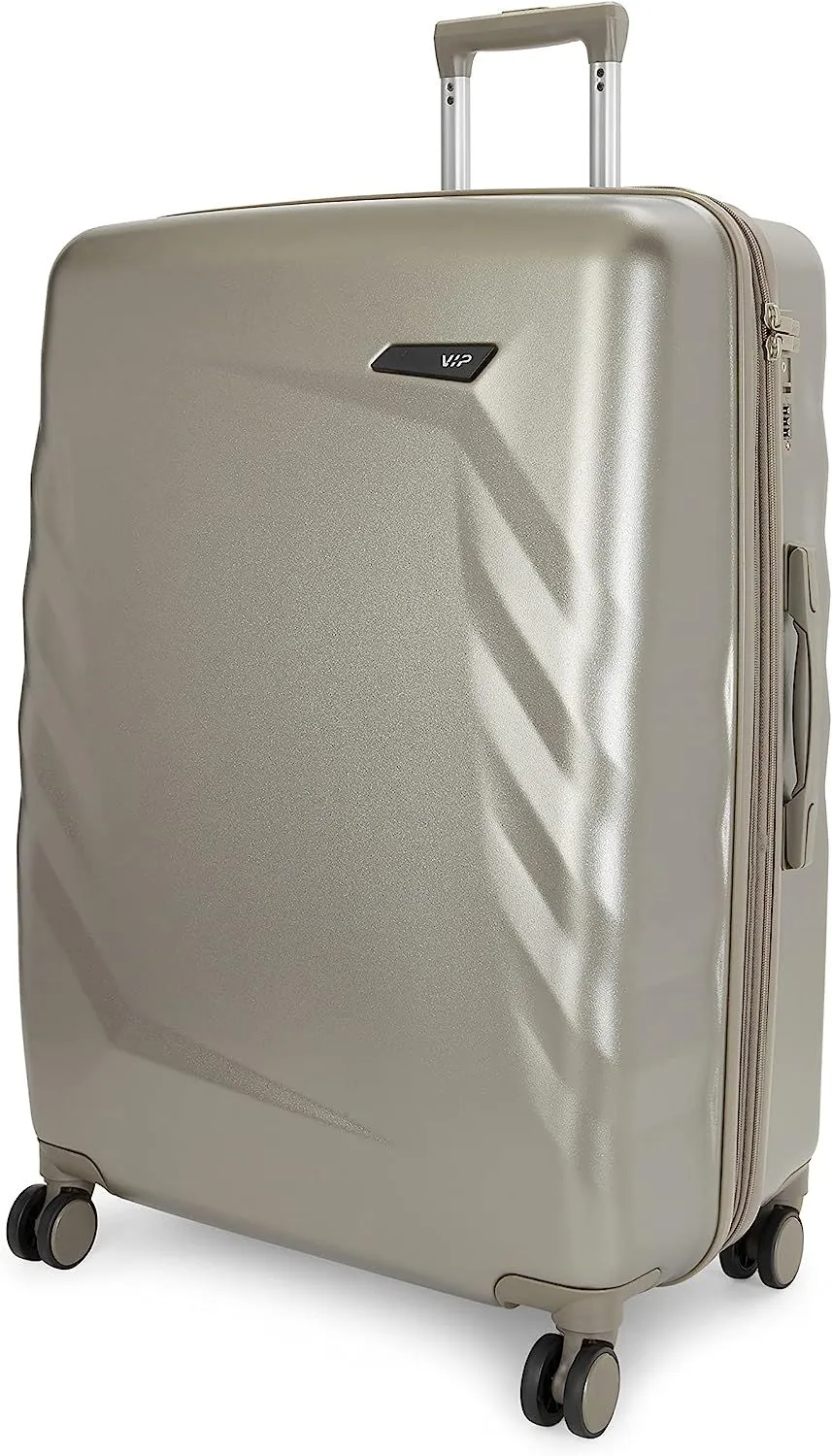 VIP Scott Cabin Hard Luggage 8 Wheels Travel Suitcase 22x38x55cm Silver