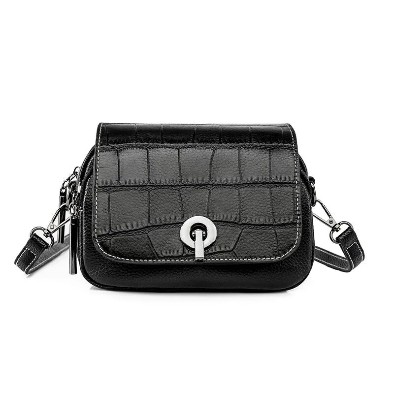 Women's Mini Crocodile Pattern Crossbody Bags