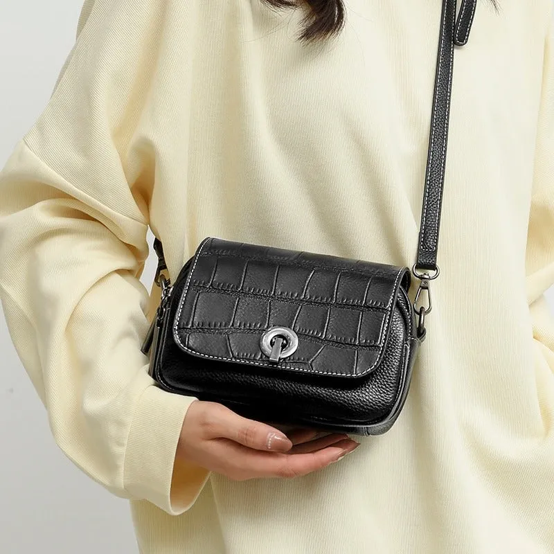 Women's Mini Crocodile Pattern Crossbody Bags