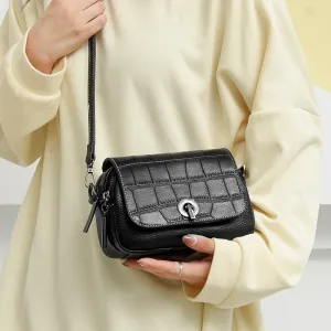 Women's Mini Crocodile Pattern Crossbody Bags