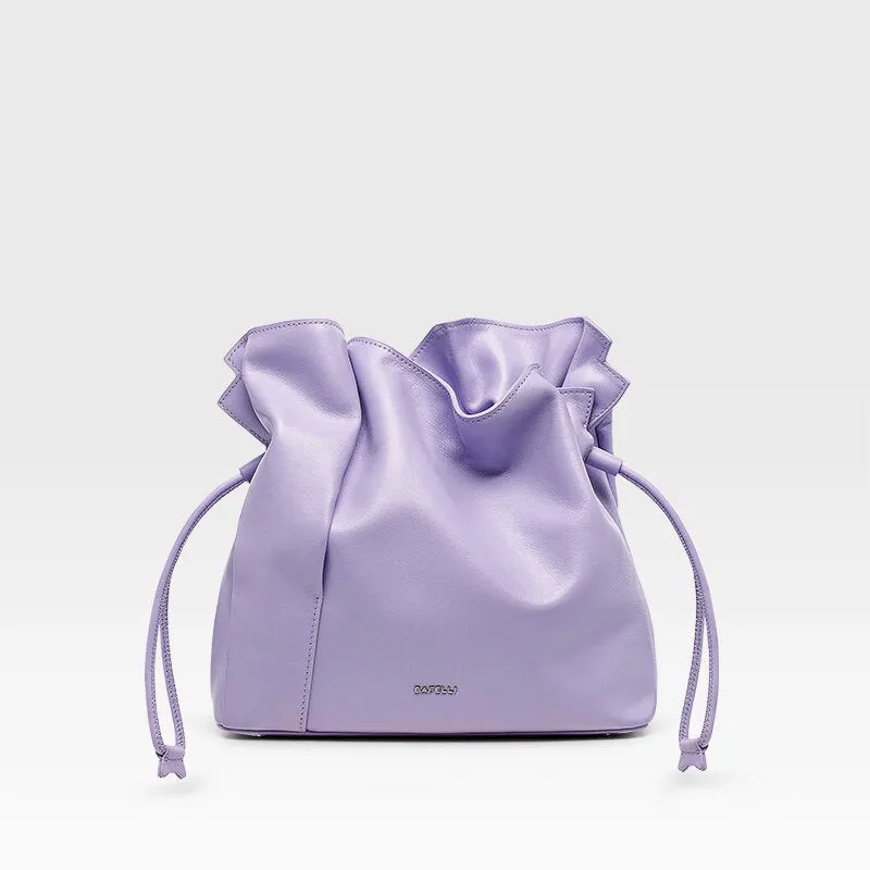 Women's Top Quality Genuine Leather Crossbody Bucket Handbags